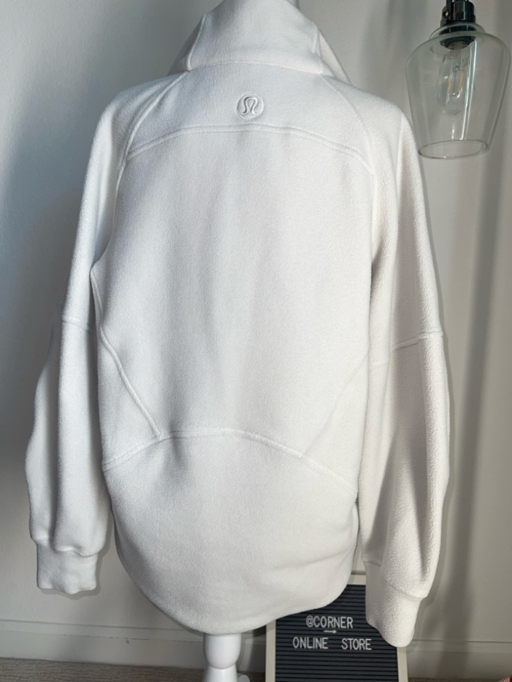 Lululemon Scuba Tumbled Fleece Funnel-Neck Half Zip - Picture 5 of 6